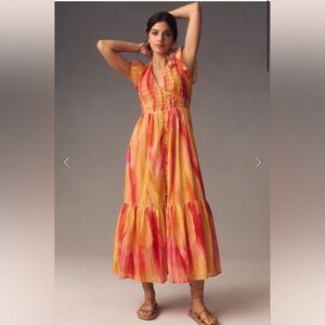 Anthropologie Peregrine Midi Dress